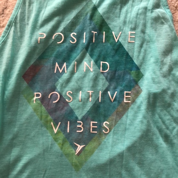 Positive mind positive vibes old navy active top - Picture 6 of 9